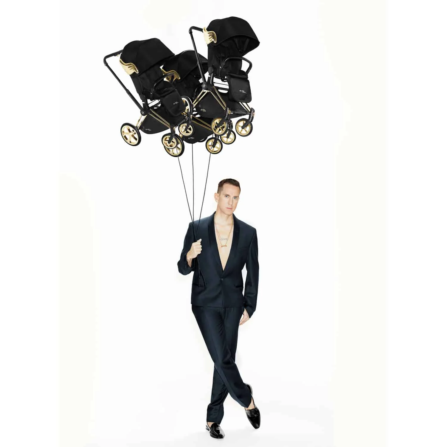 Coche Cybex PRIAM 4 Gold Jeremy Scott Wings 8 Coche Cybex PRIAM 4 Gold Jeremy Scott Wings - Imagen 8