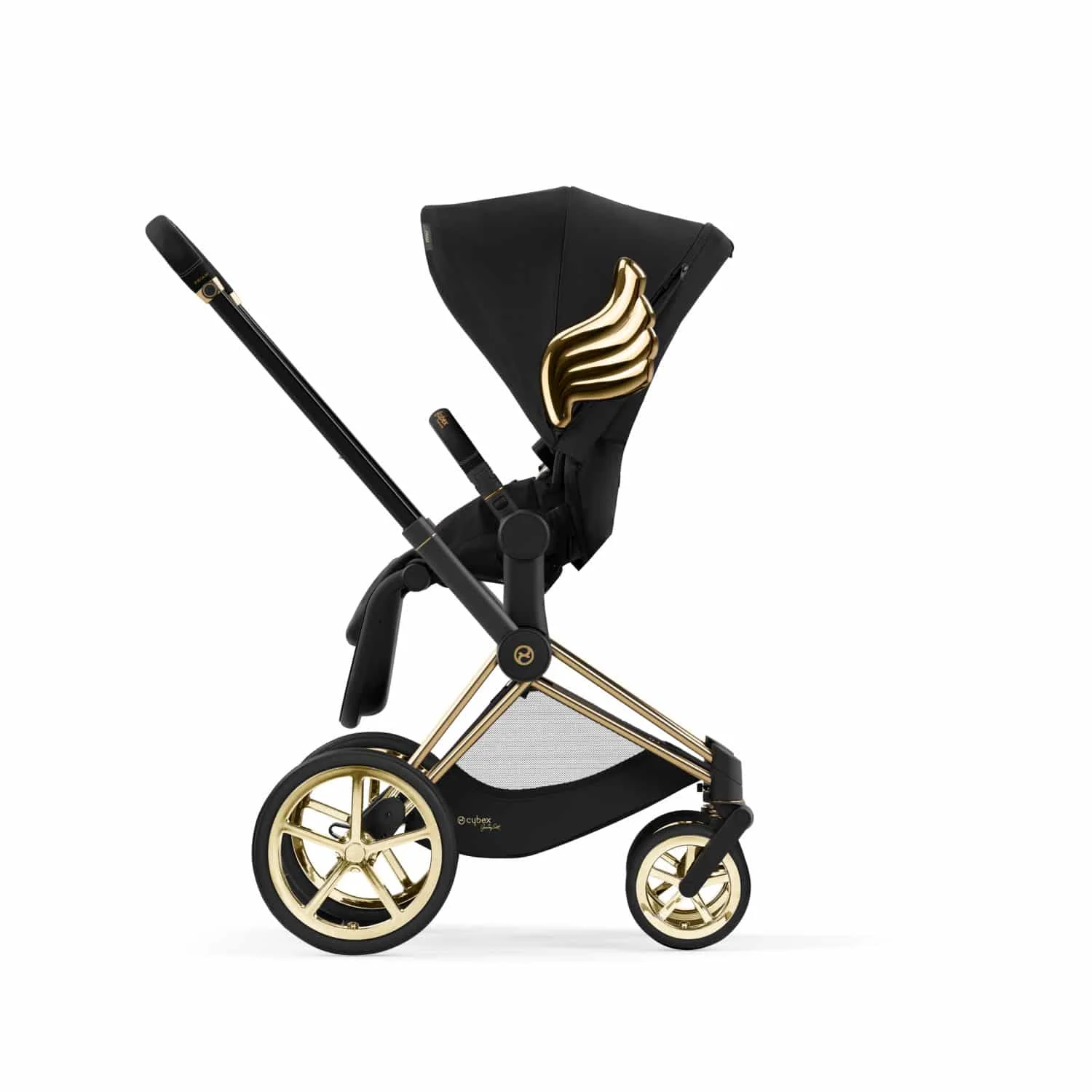 Coche Cybex PRIAM 4 Gold Jeremy Scott Wings 3 Coche Cybex PRIAM 4 Gold Jeremy Scott Wings - Imagen 3