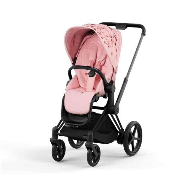 Coche Cybex ePRIAM 2 Matte Black Simply Flowers Pale Blush
