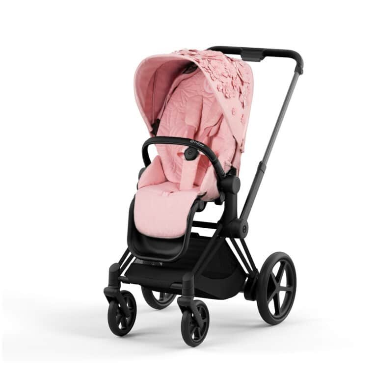 Coche Cybex ePRIAM 2 Matte Black Simply Flowers Pale Blush