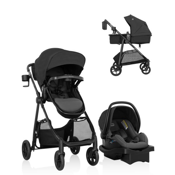Coche Moisés con Silla para Carro Evenflo Omni Signature Travel System